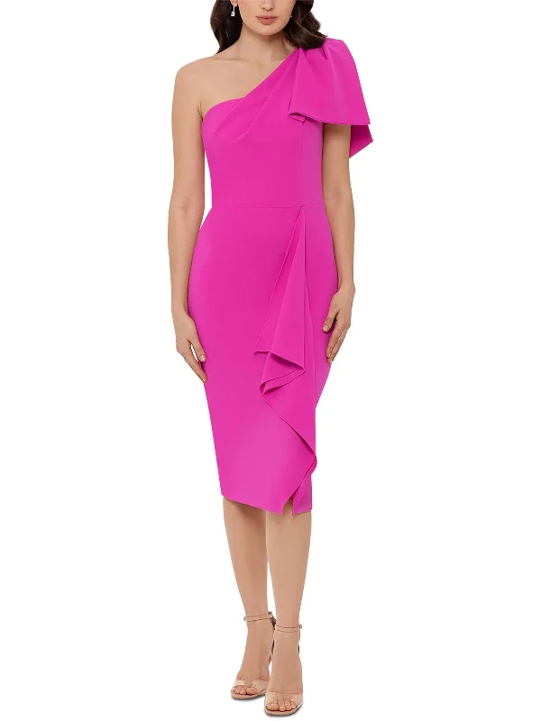 Womens Formal Midi Sheath Dress