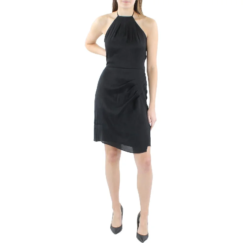 BCBGeneration Womens Halter Mini Cocktail And Party Dress