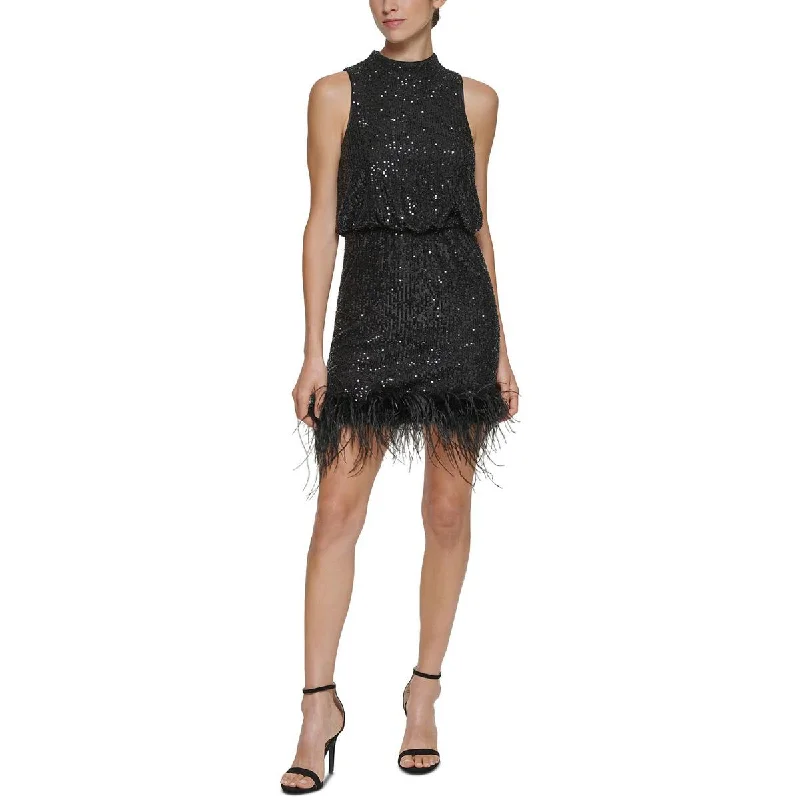 Eliza J Womens Sequined  Cocktail and Party Dress