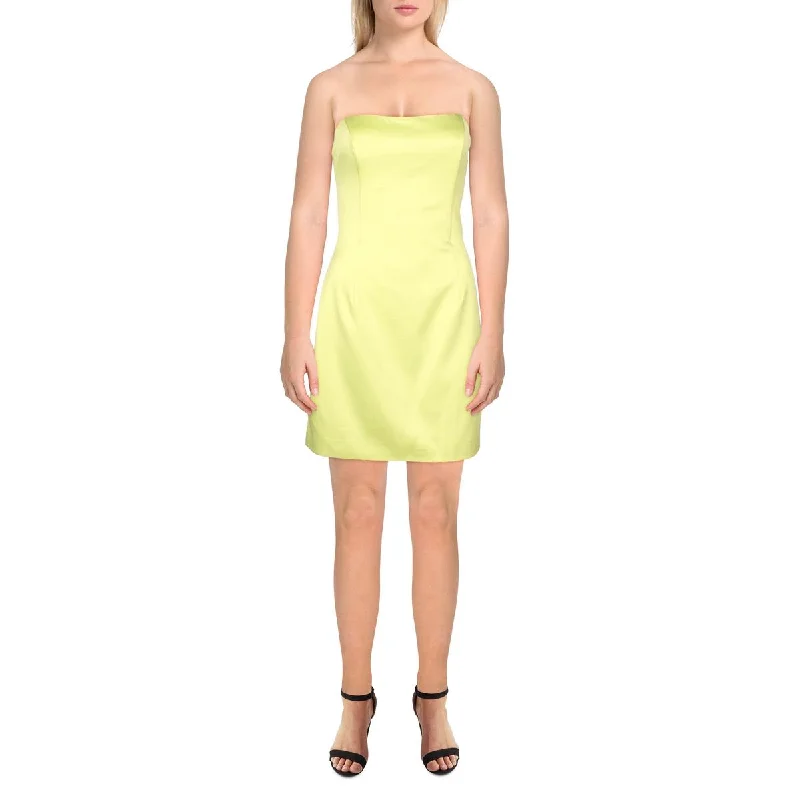 Elliatt Womens Emani Satin Mini Cocktail And Party Dress