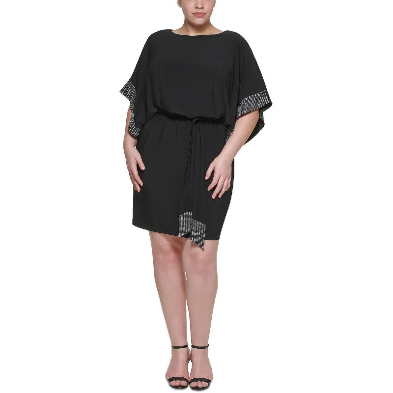 Jessica Howard Womens Embellished Mini Cocktail and Party Dress