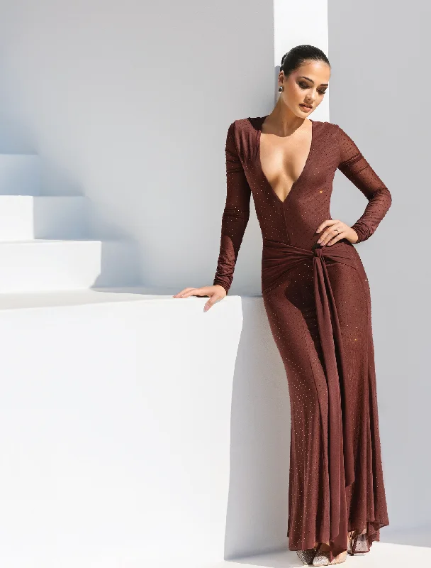 Layton Heat Seal Maxi Dress