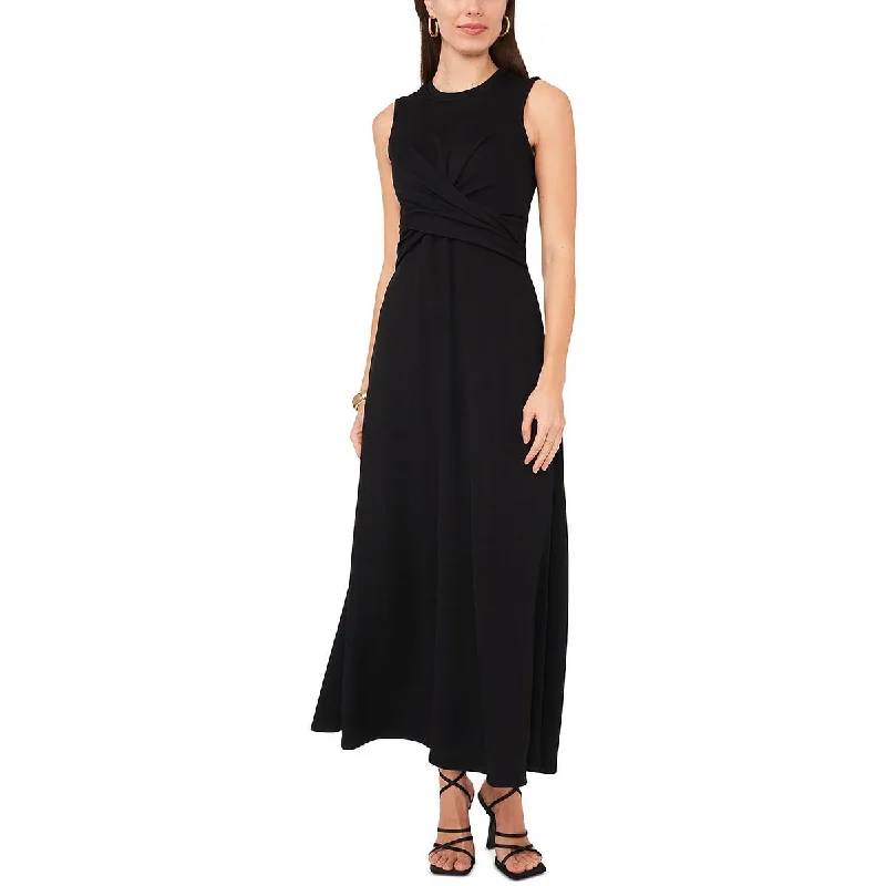 Vince Camuto Womens Textured Long Maxi Dress