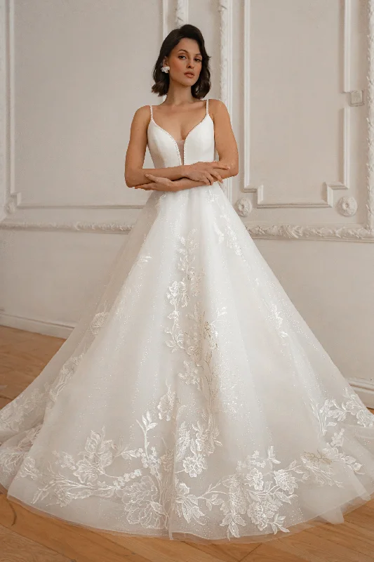 Lace Tulle Wedding Dress Tolinka