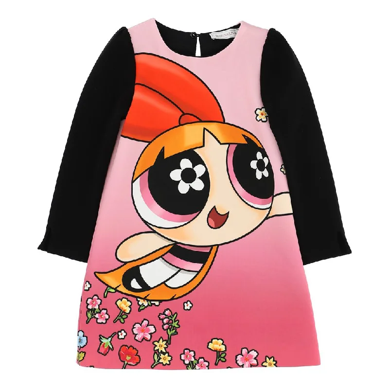 Powerpuff Girl Pink & Black Dress